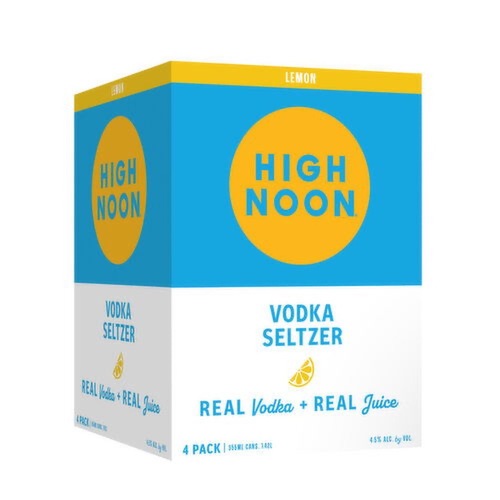 High Noon Lemon 4 Pack
